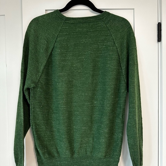 J. Crew Men's Green  Cotton- Sweater Small Slim - Picture 2 of 6